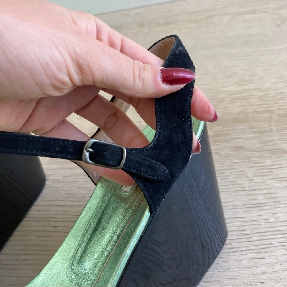 Dries Van Noten Platform Wedge Sandals